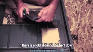 DIY  How To Install Metal Roof Shingles Rustic Shingles  American Metal Roofs [upl. by Cassandra]