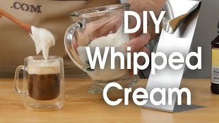 DIY whipped cream in 60 seconds [upl. by Melville]