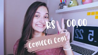 COMO COMECEI MINHA PAPELARIA ONLINE COM R200 [upl. by Batish]