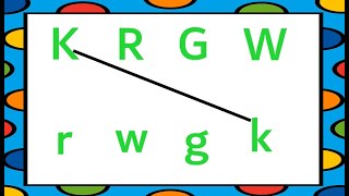 Matching Uppercase and Lowercase Letters Part 1  Learning the Alphabet [upl. by Elayne227]