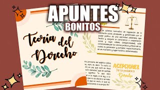 APUNTES BONITOS DIGITALES EN WORD PASO A PASO [upl. by Etnoel]