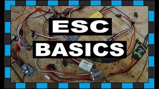 How To Use An ESC  Electronic Speed Controller Basics [upl. by Yztim533]