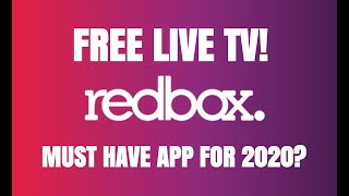 REDBOX FREE LIVE TV Legally watch movies amp TV We review the newest feature from Redbox [upl. by Brinkema]