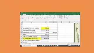 calcul du salaire net à payer [upl. by Orecic982]