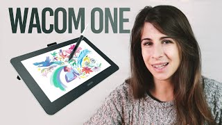 WACOM ONE la TAVOLETTA grafica con schermo ECONOMICA 🐸 [upl. by Elwaine533]