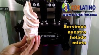 MAQUINA DE HELADOS SOFT  CREMA [upl. by Swain]