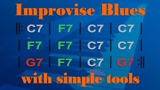 Learn Simple BLUES PIANO Improvisation [upl. by Nalloh]