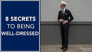 8 Secrets To Being Well Dressed  How To Look Like A Gentleman  Kirby Allison [upl. by Ainuj691]