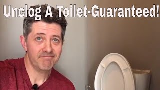 Unclog A Toilet3 Different Ways Guaranteed [upl. by Maher350]