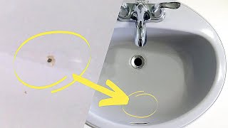 How to Fix A Chipped Porcelain Sink [upl. by Vilma29]