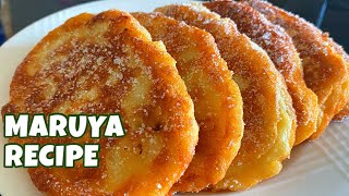 MARUYA RECIPE  QUICK AND EASY BANANA FRITTERS [upl. by Idaf]