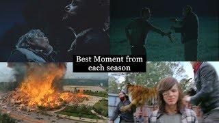 The Walking Dead  Best Moment From Each Season S1S7 [upl. by Nada]