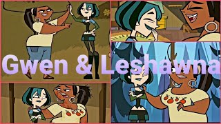 Total Drama Interactions 10 Gwen amp Leshawna [upl. by Charley]