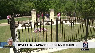 First ladys gravesite opens to public [upl. by Sharona]