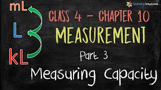 Class 4 Measurement of Capacity or Volume [upl. by Curr]