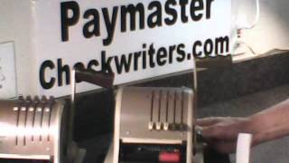 Paymaster CheckWriter 8000 Money Order [upl. by Mathre]