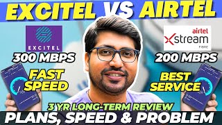 Exposed Excitel Broadband Reviews  Excitel Broadband Plans 2025🔥Excitel VS Airtel Broadband [upl. by Aydan]