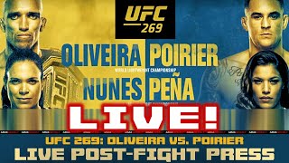 UFC 269 PRESS CONFERENCE Charles Oliveira vs Dustin Poirier  POSTFIGHT [upl. by Sheng]