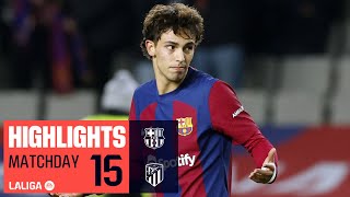 FC BARCELONA  ATLÉTICO DE MADRID 10  RESUMEN [upl. by Wyatt]