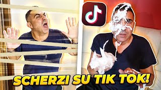 FACCIO GLI SCHERZI di TIKTOK PIÙ DIVERTENTI ai MIEI GENITORI per 24H 😂 [upl. by Jeu]