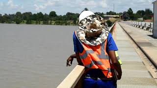 Sluice gates opened at Vaal Dam [upl. by Ayaj]