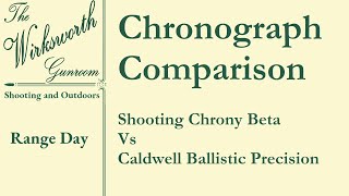 Chronograph comparison Shooting Chrony Beta and Caldwell Ballistic Precision [upl. by Nej]