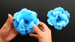 Cómo Hacer Rosas de Papel  Flores Realistas y Fáciles DIY Origami [upl. by Ydaf329]