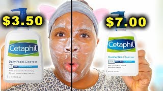 Cetaphil Daily Facial Cleanser vs Cetaphil Gentle Skin Cleanser DRUGSTORE CLEANSERS CETAPHIL [upl. by Asyar]