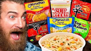 Whats The Best Instant Ramen Noodle Taste Test [upl. by Sanfo728]