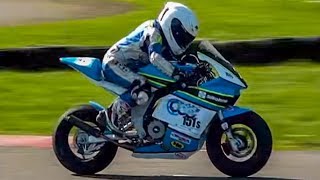 Kids aged 8 racing motorcycles Cool FAB British Minibikes Champ 2017 Rd 1 Part 3 [upl. by Ardnuahc]