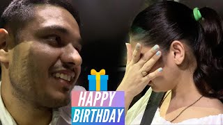 Surprise Birthday Gift made her Cry  Prateek Rathee [upl. by Kerwinn]