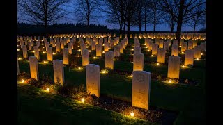 Lichtjesdag 2017 Canadian War Cemetery Groesbeek [upl. by Ycats]