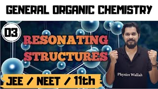 General organic chemistry । Class11 L3  Resonance  Conjugation  Resonating Structures [upl. by Marcille]