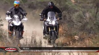 TESTED Motoz Tractionator GPS 50  50 Adventure Tire vs Rallz Heidenau Killer [upl. by Ahtekahs]