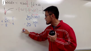 integral of lnx from 0 to 1 [upl. by Bouchier]