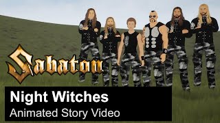 SABATON  Night Witches Animated Story Video [upl. by Naam437]