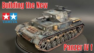 Building the New Tamiya 135  Panzer IV ausf F New release plastic model kit [upl. by Angadreme]