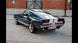 Production Car Review  Dark Blue Metallic Revology 1967 Shelby GT500 [upl. by Cirtemed]