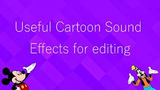 100 Cartoon Sound Effects for Editing [upl. by Brader]