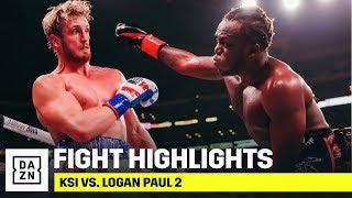 HIGHLIGHTS  KSI vs Logan Paul 2 [upl. by Licna]