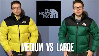 WATCH BEFORE YOU BUY The North Face Retro 1996 Nuptse Complete Size Guide Medium vs Large [upl. by Latreese]