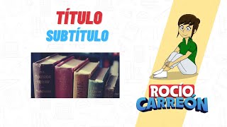 TÍTULOS Y SUBTÍTULOS [upl. by Nigrom]