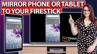 HOW TO SCREEN MIRROR ANDROID PHONE TO AMAZON FIRE TV FIRESTICK  HOW TO CAST [upl. by Pallaten]