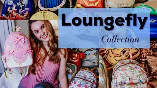 Disney LOUNGEFLY COLLECTION Loungefly bag collection mini backpacks and more [upl. by Asylla]