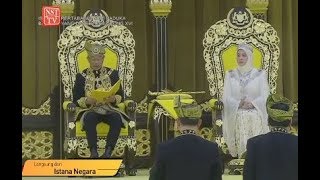 LIVE Installation ceremony of 16th Yang diPertuan Agong AlSultan Abdullah [upl. by Guimar]