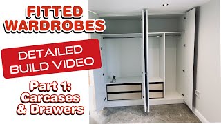 How not to Install Wardrobes in a Day Part 1 Carcases amp Drawers [upl. by Ahseyd]