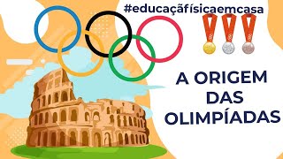 A ORIGEM DAS OLIMPÍADAS 🇬🇷🏟️  EDUCAÇÃO FÍSICA EM CASA  PROF ALLEF LUCENA [upl. by Nnaael]