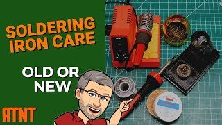 How To Tin A Soldering Iron Tip [upl. by Rinee]