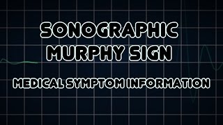 Sonographic Murphy sign Medical Symptom [upl. by Malcolm781]