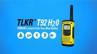 TLKR T92 H2O WalkieTalkie Keeps You Connected on Your Adventures [upl. by Inalan579]